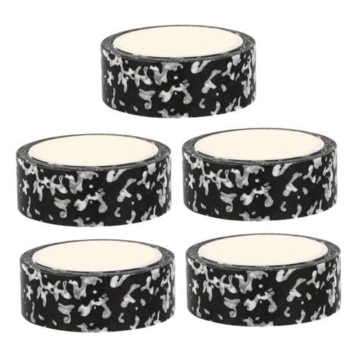 Hohopeti 5 Stück Teiliges DIY Scrapbooking Klebeband mit Langlebigem Stark Haftendem Papierband in Selbstklebend Leicht Abreißbar für Notizbücher Geschenke und Kreative von Hohopeti