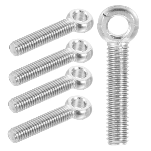 Hohopeti 5 Stück Teiliges Edelstahl Augenschrauben Robuste Korrosionsbeständige Ringschrauben für Schwere Lasten Vielseitig Einsetzbar für Befestigung Hängen Maschinenbau Auto und Hohopeti 5 Stück Teiliges Edelstahl Augenschrauben Robuste Korrosionsbeständige Ringschrauben für Schwere Lasten Vielseitig Einsetzbar für Befestigung Hängen Maschinenbau Auto und von Hohopeti