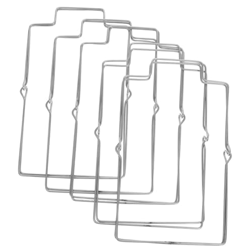 Hohopeti 5 Stück Teiliges Edelstahl Müllbeutelhalter Klappbarer Müllsackständer und Tuchhalter Stabiler Organizer für Küche Bad Balkon und Outdoor Vielseitig Einsetzbar und Platzsparend von Hohopeti