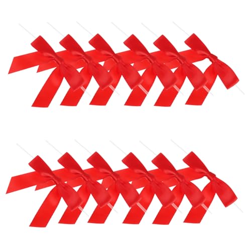 Hohopeti 50stücke Mini-Schleifen Zum Basteln Aus Polyester Rote Schleifen Für Ornamente Kleine Bastelschleifen Als Dekoration Für Hochzeiten Geschenktüten Und Heimdekoration Hohopeti 50stücke Mini-Schleifen Zum Basteln Aus Polyester Rote Schleifen Für Ornamente Kleine Bastelschleifen Als Dekoration Für Hochzeiten Geschenktüten Und Heimdekoration von Hohopeti