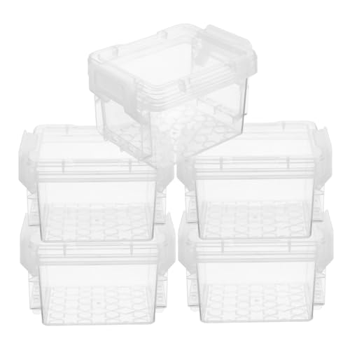 Hohopeti 5stücke Transparente Aufbewahrungsboxen Mit Deckel Klein Stapelbar Aus Kunststoff Für Perlen Ohrringe Und Schmuck Organizer Für Basteln Und Nähen Durchsichtiges Schmucketui Hohopeti 5stücke Transparente Aufbewahrungsboxen Mit Deckel Klein Stapelbar Aus Kunststoff Für Perlen Ohrringe Und Schmuck Organizer Für Basteln Und Nähen Durchsichtiges Schmucketui von Hohopeti