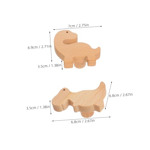Hohopeti 6 Satz Holzschubladenknöpfe Dinosaurier Motiv mit Schrauben und Klebepads Robuste Kommodenknöpfe für Kinderzimmer Vielseitige Holzgriffe für Schränke und Kommoden Hohopeti 6 Satz Holzschubladenknöpfe Dinosaurier Motiv mit Schrauben und Klebepads Robuste Kommodenknöpfe für Kinderzimmer Vielseitige Holzgriffe für Schränke und Kommoden von Hohopeti