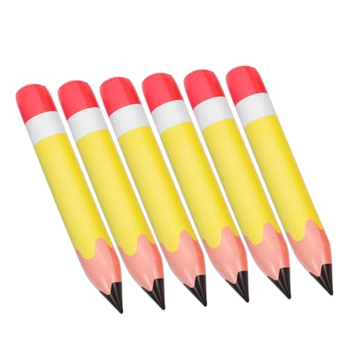 Hohopeti 6 Stück Aufblasbare PVC Bleistifte Große Jumbo Schulanfang Dekoration Wand und Tafel Hänger Leichtes Tragbares Klassenzimmer Party Accessoire Hohopeti 6 Stück Aufblasbare PVC Bleistifte Große Jumbo Schulanfang Dekoration Wand und Tafel Hänger Leichtes Tragbares Klassenzimmer Party Accessoire von Hohopeti