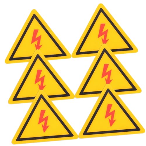 Hohopeti 6 Stück Hochspannungs warnaufkleber aus PC material Ölbeständig Reißfest Sichtbar Selbstklebend Geeignet für Elektroanlagen Sicherheitskennzeichnung bei Baustellen und Industrie Hohopeti 6 Stück Hochspannungs warnaufkleber aus PC material Ölbeständig Reißfest Sichtbar Selbstklebend Geeignet für Elektroanlagen Sicherheitskennzeichnung bei Baustellen und Industrie von Hohopeti