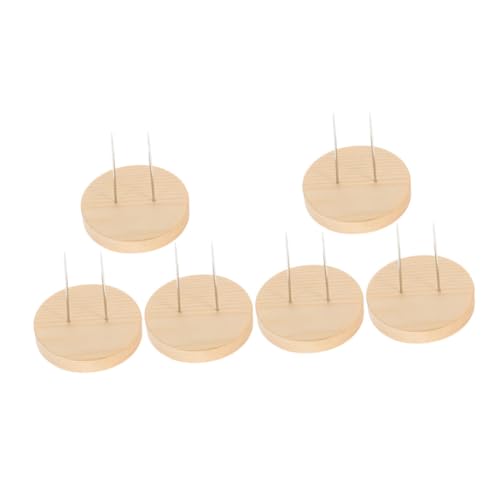 Hohopeti 6 Stück Puppenständer Holzsockel Rundbasis Stabile Filz Häkelpuppe Displayhalter für Bastler und Sammler Regalvitrine Schreibtisch Hohopeti 6 Stück Puppenständer Holzsockel Rundbasis Stabile Filz Häkelpuppe Displayhalter für Bastler und Sammler Regalvitrine Schreibtisch von Hohopeti