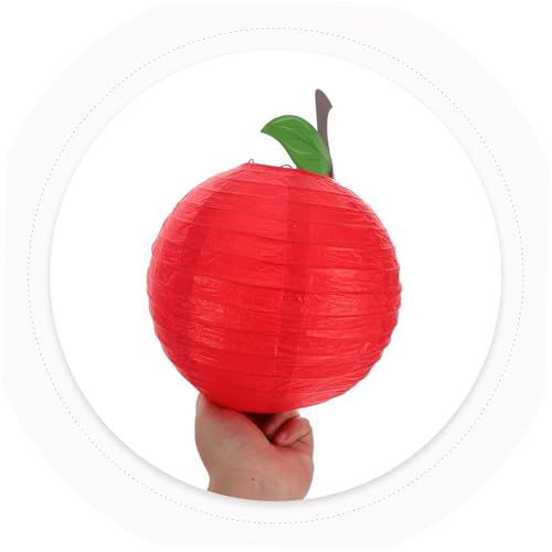 Hohopeti 6stücke Rote Apfel-papierlaternen Zum Schulanfang Apfelförmige Hängelaternen Aus Papier Obstdeko Für Party Und Klassenzimmer Geburtstagsparty-zubehör Deckendeko Hohopeti 6stücke Rote Apfel-papierlaternen Zum Schulanfang Apfelförmige Hängelaternen Aus Papier Obstdeko Für Party Und Klassenzimmer Geburtstagsparty-zubehör Deckendeko von Hohopeti