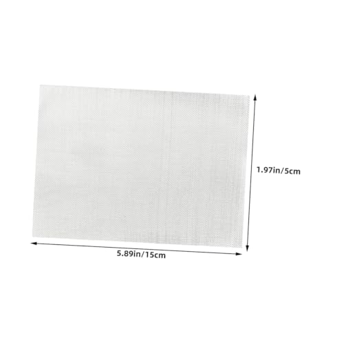 Hohopeti 6 Stück Teiliges Edelstahl drahtgeflecht Reparaturset für Autostoßstangen Rostfreies Armierungsgewebe Langlebiges Karosserie reparaturnetz für DIY bumper lochreparatur Geeignet von Hohopeti