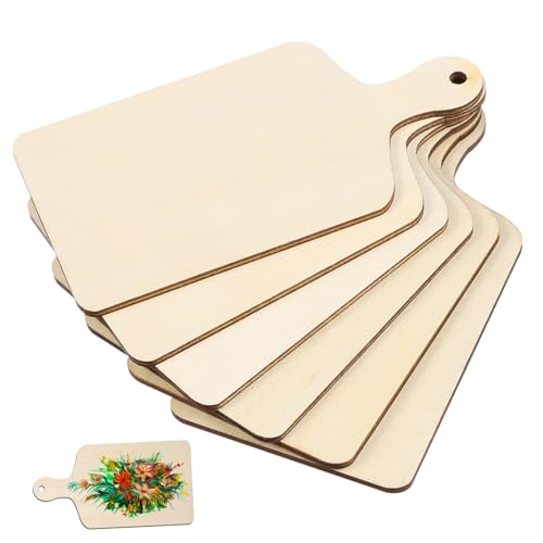 Hohopeti 6 Stück Teiliges Mini holzschneidebrett Basteln Natürliche DIY Holzbretter für Küche Brot Käse und Snacks Praktische Servierplatten für Buffet und Heimdekoration Hohopeti 6 Stück Teiliges Mini holzschneidebrett Basteln Natürliche DIY Holzbretter für Küche Brot Käse und Snacks Praktische Servierplatten für Buffet und Heimdekoration von Hohopeti