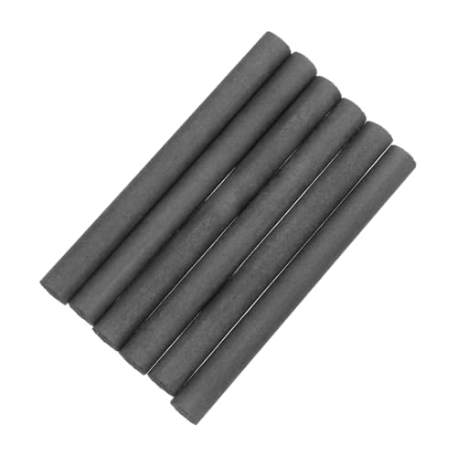 Hohopeti 6St Graphitelektroden-Kohlenstoffstab leitfähiger Graphitstab Werkzeuge zum Schmelzen von Graphit Durchmesser Graphitelektrode Elektrodenstab Rührstab Dark Grey Wiederverwendbar von Hohopeti