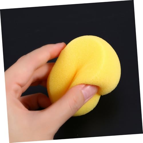 Hohopeti 8 Stück Teiliges Runder Gelber Malschwämme für DIY Bastelbedarf Saugfähige Kunst schwämme für Handarbeit Malerei Töpfer Bastelprojekte Leicht und Langlebig von Hohopeti