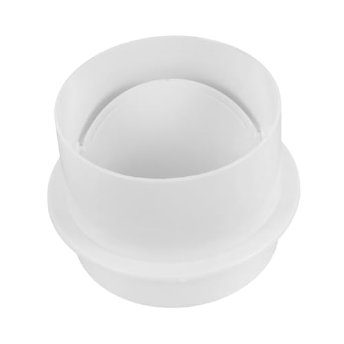 Hohopeti Abs Rückschlagventil Rund Langlebig Robust für Lüftungsanlagen Abluftventil Dunstabzugshaube Anschluss Rückschlagklappe Flexibel Einfach zu Montieren Geeignet für Klimaanlage und von Hohopeti