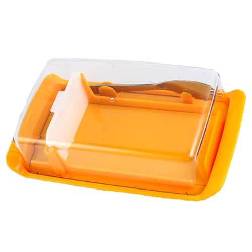 Hohopeti Aufbewahrungsbox mit Butterschneider Gelb Langlebige Aufbewahrungsbox für Butterlagerung und Problemloses Schneiden Glatte Oberfläche Leicht zu Reinigen für Zuhause und Hohopeti Aufbewahrungsbox mit Butterschneider Gelb Langlebige Aufbewahrungsbox für Butterlagerung und Problemloses Schneiden Glatte Oberfläche Leicht zu Reinigen für Zuhause und von Hohopeti