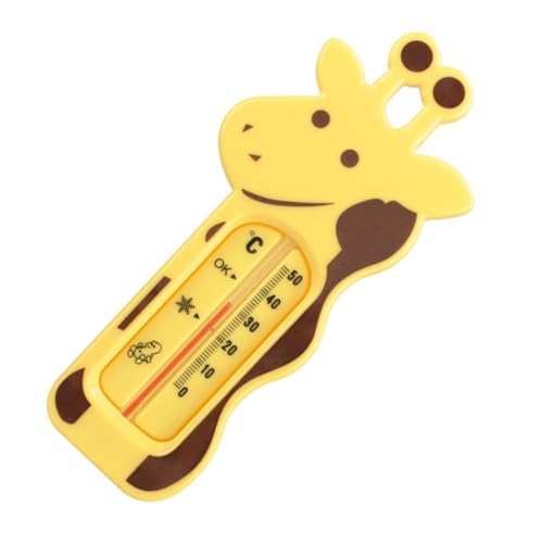 Hohopeti Badezimmer Badethermometer Cartoon Form Wasserspielzeug für Badewanne mit Sicherem Temperaturmonitor Gelb Hohopeti Badezimmer Badethermometer Cartoon Form Wasserspielzeug für Badewanne mit Sicherem Temperaturmonitor Gelb von Hohopeti