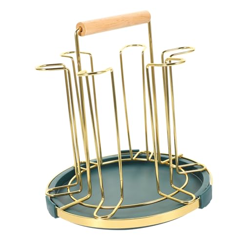 Hohopeti Becherhalter mit Holzgriff Stabiles Platzsparendes Trockengestell für Praktischer Küchen und Wohnzimmer Becherständer Leicht zu Reinigen Langlebig und Ordentlich Hohopeti Becherhalter mit Holzgriff Stabiles Platzsparendes Trockengestell für Praktischer Küchen und Wohnzimmer Becherständer Leicht zu Reinigen Langlebig und Ordentlich von Hohopeti