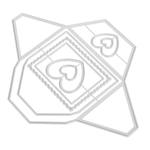 Hohopeti Carbon Steel Metal Cutting Dies für Kartenherstellung Hintergrundrahmen Stanzvorlagen Präzise DIY Scrapbooking Album Umschläge Langlebig Hohopeti Carbon Steel Metal Cutting Dies für Kartenherstellung Hintergrundrahmen Stanzvorlagen Präzise DIY Scrapbooking Album Umschläge Langlebig von Hohopeti