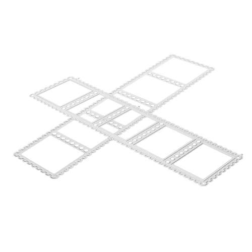 Hohopeti Carbonstahl Stanzform für DIY Stempelherstellung Präziser Stanzschneider für Kartengestaltung und Bastelprojekte Dekorative Schneideform für Scrapbooking und Handprägung von Hohopeti