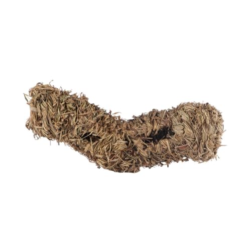 Hohopeti Dekoratives Tunnelspielzeug Hamster Nest aus Weichem Gras Gemütliches Haustiernest für Hamster Meerschweinchen und Kleine Nagetiere Fördert Bewegung und Spaß im Käfig von Hohopeti