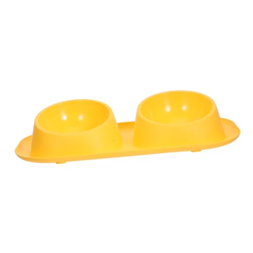 Hohopeti Doppelter Rutschfester Futternapf für Katzen und Hunde Erhöhtes Kunststoff-futternapf Geneigter Schale und Langlebig für Kleine Haustiere Drinnen und Draußen von Hohopeti