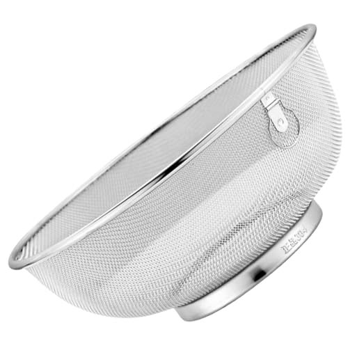 Hohopeti Edelstahl Feinmaschiges Küchensieb Öl Wasserfilter Siebkorb für Gemüse Salat Sojamilch Langlebig und Formstabil Praktisches Abtropfgestell für Haushaltsküche Hohopeti Edelstahl Feinmaschiges Küchensieb Öl Wasserfilter Siebkorb für Gemüse Salat Sojamilch Langlebig und Formstabil Praktisches Abtropfgestell für Haushaltsküche von Hohopeti