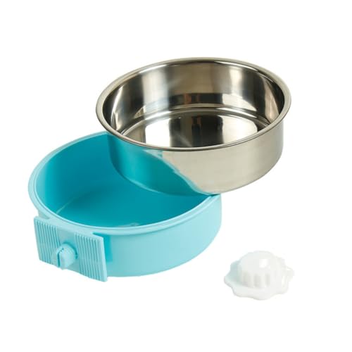Hohopeti Edelstahl Katzen Hundeschüssel Hängend Kippsicher Großer Napf Leicht zu Reinigen Bpa frei für Haustier Wasser Futterstation Hohopeti Edelstahl Katzen Hundeschüssel Hängend Kippsicher Großer Napf Leicht zu Reinigen Bpa frei für Haustier Wasser Futterstation von Hohopeti