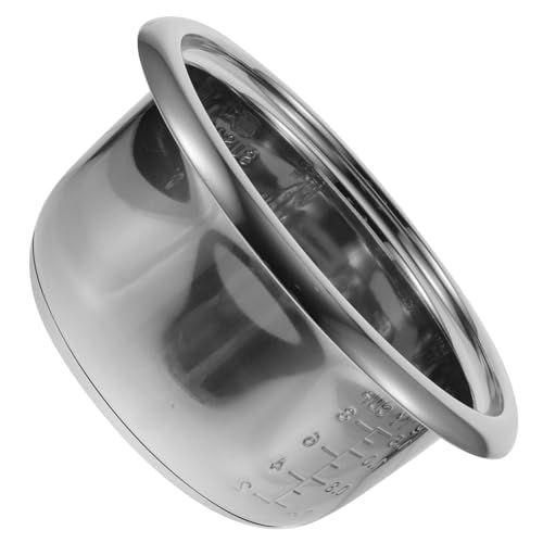 Hohopeti Edelstahl Reiskocher Innentopf Ersatz Topf Edelstahl Dickwandig Multifunktional für Kochen Reis Kuchen Suppe Haushalt Hohopeti Edelstahl Reiskocher Innentopf Ersatz Topf Edelstahl Dickwandig Multifunktional für Kochen Reis Kuchen Suppe Haushalt von Hohopeti