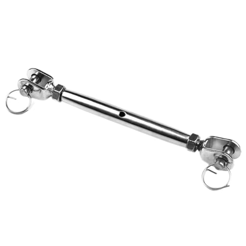 Hohopeti Edelstahl Spannschloss Drahtseilspanner Rostfrei Turnbuckle Seilspannung Stahlseil Spannschloss für Sonnensegel und Drahtseile von Hohopeti