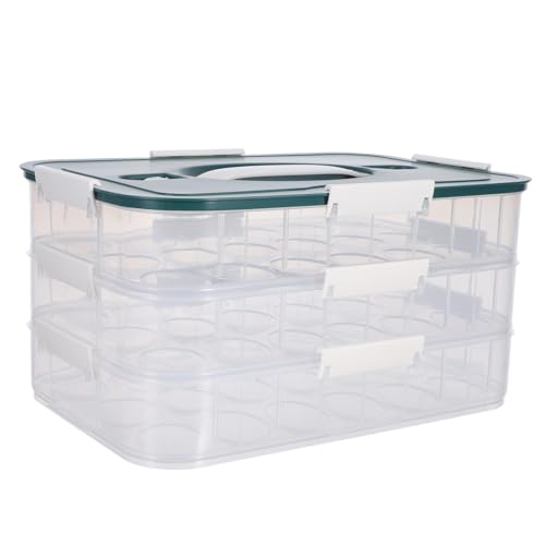 Hohopeti Eierbehälter Kühlschrank Stapelbar mit Fächern Platzsparende Aufbewahrungsbox für Frische Eier Bruchsicherer Eierhalter mit Griff Vielseitig für Küche und Kühlschrank Geeignet Hohopeti Eierbehälter Kühlschrank Stapelbar mit Fächern Platzsparende Aufbewahrungsbox für Frische Eier Bruchsicherer Eierhalter mit Griff Vielseitig für Küche und Kühlschrank Geeignet von Hohopeti