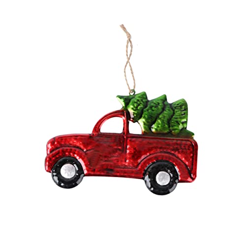 Hohopeti Eisen Auto Ornament Weihnachten Baum Hängen Auto Hängen Schmuck Festliche Weihnachten Strumpf von Hohopeti