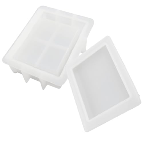 Hohopeti Epoxidharz Silikonform Buchform Aufbewahrungsbox Gießform Wiederverwendbar DIY Schmuck Schmuckkästchen Bastelset für Schmuck und Kleinteile von Hohopeti