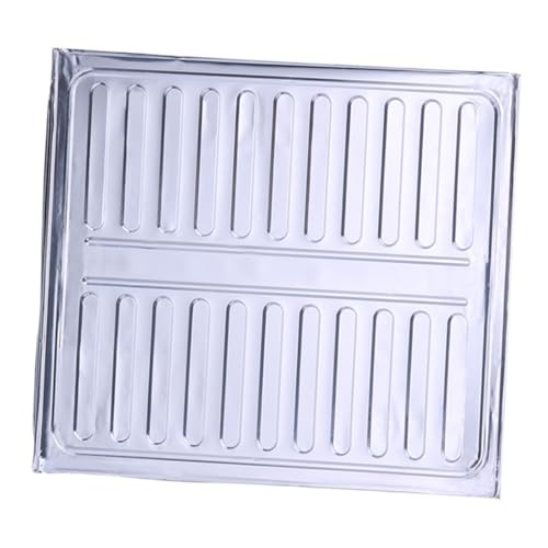 Hohopeti Faltbarer Aluminium Spritzschutz Wand für Herdplatte Hitzebeständiger Ölabweiser Küchenbaffle gegen Fettspritzer Platzsparend und Langlebig Geeignet für Bratpfannen und Kochtöpfe von Hohopeti