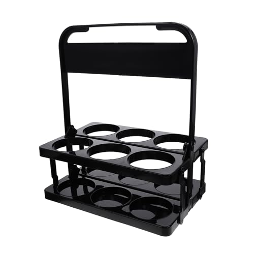 Hohopeti Faltbarer Flaschenträger für Bierflaschen mit Tragegriff Stabiler Getränkekorb für Bar und Zuhause Praktischer und Tragbarer Flaschenhalter Schwarz Hohopeti Faltbarer Flaschenträger für Bierflaschen mit Tragegriff Stabiler Getränkekorb für Bar und Zuhause Praktischer und Tragbarer Flaschenhalter Schwarz von Hohopeti
