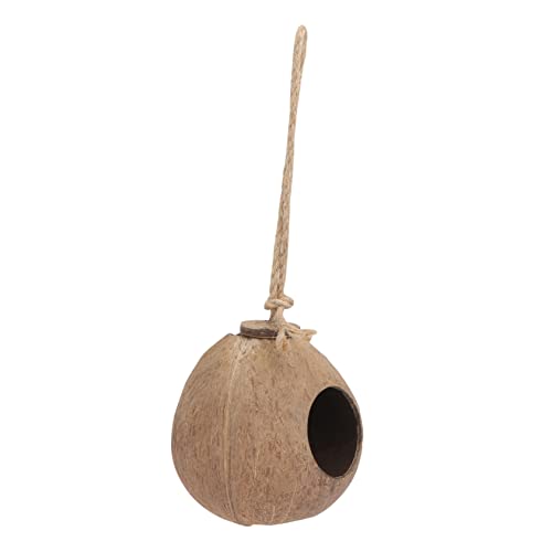 Hohopeti Gourd Shaped Bird House aus Kokosnuss Schale Handgefertigter Vogel Unterschlupf Atmungsaktiv und Robust als Garten Dekoration und Geschützter Nistplatz für Kleine Vögel Hohopeti Gourd Shaped Bird House aus Kokosnuss Schale Handgefertigter Vogel Unterschlupf Atmungsaktiv und Robust als Garten Dekoration und Geschützter Nistplatz für Kleine Vögel von Hohopeti