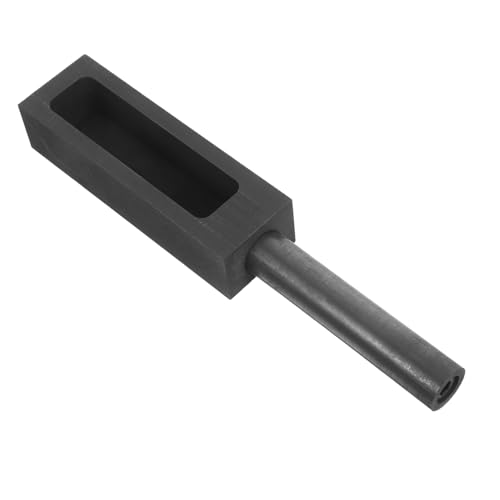Hohopeti Graphit Gussform mit Griff Hochreine Barrenform aus Graphit für Gold Silber Kupfer Schmelzen Gießen Raffinieren mit Hitzebeständigem und Langer Lebensdauer Hohopeti Graphit Gussform mit Griff Hochreine Barrenform aus Graphit für Gold Silber Kupfer Schmelzen Gießen Raffinieren mit Hitzebeständigem und Langer Lebensdauer von Hohopeti