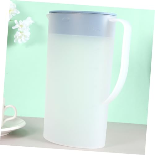 Hohopeti Großer Kaltwasserkrug mit Großer Kapazität Kältebeständiger Feiner Saftkrug für Kaltes Wasser Gefäß für Familiengebrauch und Erfrischungsgetränke von Hohopeti