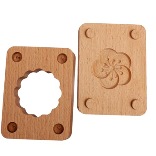 Hohopeti Handgepresste Mooncake Backform aus Buchenholz Doppellagige Grüne Bohnenkuchenform Wiederverwendbar Einfach zu Reinigen für DIY Mondkuchen und Traditionelle Backwaren Geeignet Hohopeti Handgepresste Mooncake Backform aus Buchenholz Doppellagige Grüne Bohnenkuchenform Wiederverwendbar Einfach zu Reinigen für DIY Mondkuchen und Traditionelle Backwaren Geeignet von Hohopeti