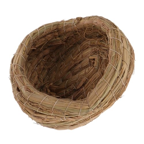 Hohopeti Handgewebtes Vielseitiges Hühnernest aus Stroh Multifunktionales Brut und Legenest Kleines Schlafbett für Haustiere Wie Tauben Papageien und Kaninchen Einfach Eier Sammeln Hohopeti Handgewebtes Vielseitiges Hühnernest aus Stroh Multifunktionales Brut und Legenest Kleines Schlafbett für Haustiere Wie Tauben Papageien und Kaninchen Einfach Eier Sammeln von Hohopeti