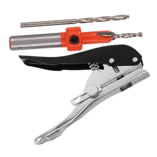 Hohopeti Handheld Einzellocher Stanzwerkzeug für Papier PVC Karton Tragbarer Schneller Heavy Duty Locher für Bastelarbeiten und Ausweise von Hohopeti