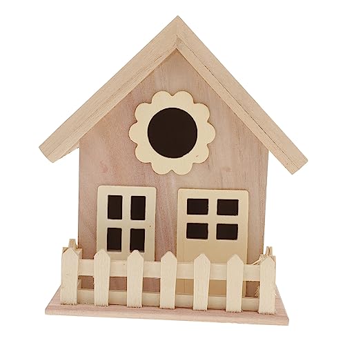 Hohopeti Holz Vogelhaus mit Breitem Doppel Fenster Natürlicher Nistplatz für Kleine Vögel DIY Bemalbares Vogelhäuschen Atmungsaktive Holz Niststätte für Garten und Outdoor Handwerkliches Hohopeti Holz Vogelhaus mit Breitem Doppel Fenster Natürlicher Nistplatz für Kleine Vögel DIY Bemalbares Vogelhäuschen Atmungsaktive Holz Niststätte für Garten und Outdoor Handwerkliches von Hohopeti