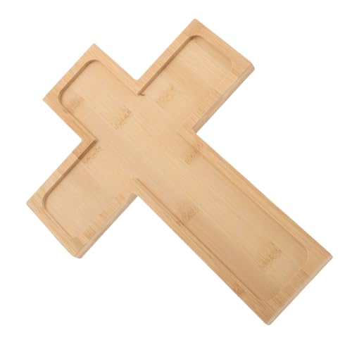 Hohopeti Holz-servierplatte Kreuzform Multifunktional Holz Käseplatten Obstschale Snacktablett Festliche Weihnachts-deko für Küche und Zuhause Hohopeti Holz-servierplatte Kreuzform Multifunktional Holz Käseplatten Obstschale Snacktablett Festliche Weihnachts-deko für Küche und Zuhause von Hohopeti
