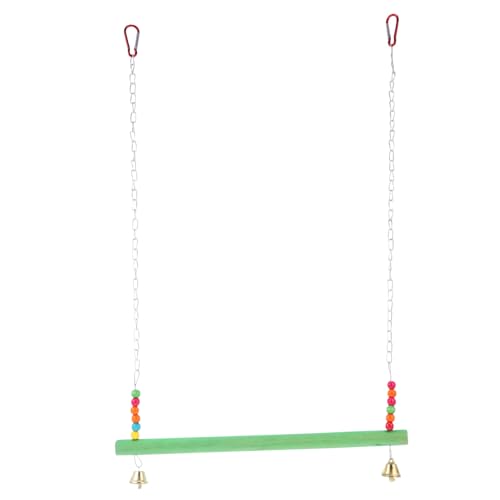 Hohopeti Hühnerschaukel aus Holz mit Leiter Hähnchen und Henne Spielplatz Sitzstange zum Klettern und Schaukeln für Haustiere Geeignet für Hühner und Geflügel Zufällige Zufällige Farbe von Hohopeti