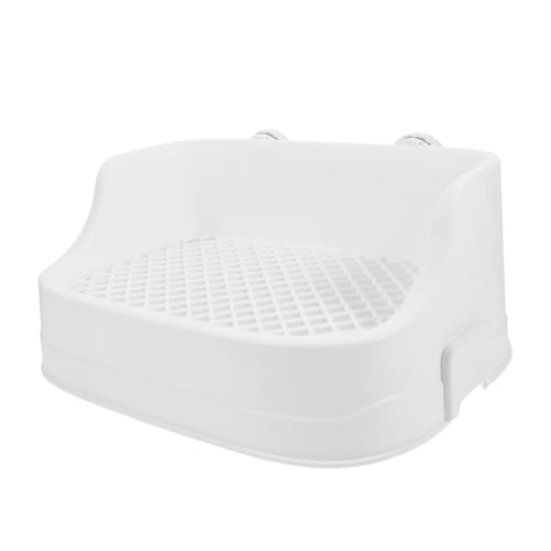 Hohopeti Kaninchen Toilette Litter Tray aus Langlebigem Recycelbarem Material Einfach zu Reinigen Geeignet für Kaninchen Hamster Meerschweinchen Praktisches Ecktoiletten-tablett für Hohopeti Kaninchen Toilette Litter Tray aus Langlebigem Recycelbarem Material Einfach zu Reinigen Geeignet für Kaninchen Hamster Meerschweinchen Praktisches Ecktoiletten-tablett für von Hohopeti