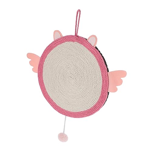 Hohopeti Katze Kratzmatte Form Kratzbrett aus Robustem Material Multifunktional als Spiel und Schlafmatte mit Aufhängeseil für Wandmontage Farbenfrohes Design für Katzen Spielspaß und Hohopeti Katze Kratzmatte Form Kratzbrett aus Robustem Material Multifunktional als Spiel und Schlafmatte mit Aufhängeseil für Wandmontage Farbenfrohes Design für Katzen Spielspaß und von Hohopeti