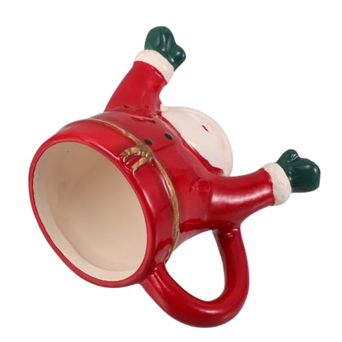 Hohopeti Keramik trinkbecher Handbemalt Hochtemperaturbeständig Weihnachtsmann Motiv Festliche Weihnachtsdekoration Perfektes für Winter und Feiertage Hohopeti Keramik trinkbecher Handbemalt Hochtemperaturbeständig Weihnachtsmann Motiv Festliche Weihnachtsdekoration Perfektes für Winter und Feiertage von Hohopeti
