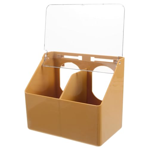 Hohopeti Kleiner Vogelkäfig Futterspender aus Robustem Doppellochige Hängevorrichtung Verschleißfest und Langlebig Großer Fassungsvermögen Vogelfutternapf für Tauben und Kleine Vögel Hohopeti Kleiner Vogelkäfig Futterspender aus Robustem Doppellochige Hängevorrichtung Verschleißfest und Langlebig Großer Fassungsvermögen Vogelfutternapf für Tauben und Kleine Vögel von Hohopeti