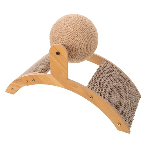 Hohopeti Kratzkugel Katzen Sisal Klettergerüst Vertikales Katzenkratzspielzeug mit Drehbarem Riesenrad Interaktivem Kratzball zur Selbstbeschäftigung und Krallenpflege für Katzen Hohopeti Kratzkugel Katzen Sisal Klettergerüst Vertikales Katzenkratzspielzeug mit Drehbarem Riesenrad Interaktivem Kratzball zur Selbstbeschäftigung und Krallenpflege für Katzen von Hohopeti