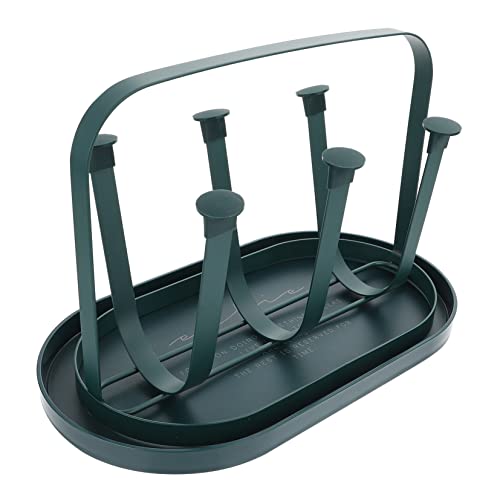 Hohopeti Kreativer Grüner Becherhalter mit Abtropfschale Stabiler Cup Drainer Stand aus Hochwertigem Platzsparender Tisch Organizer für Tassen und Flaschen Modernes Küchenzubehör Hohopeti Kreativer Grüner Becherhalter mit Abtropfschale Stabiler Cup Drainer Stand aus Hochwertigem Platzsparender Tisch Organizer für Tassen und Flaschen Modernes Küchenzubehör von Hohopeti