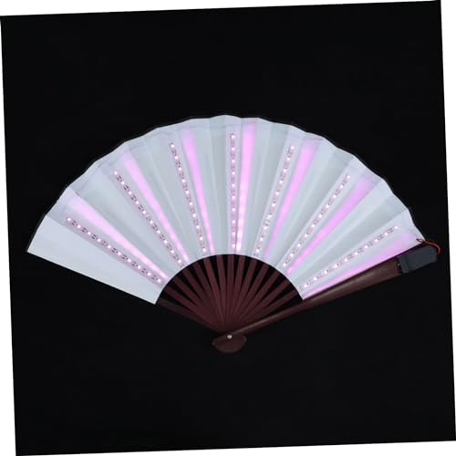 Hohopeti LED Farbwechsel Faltfächer Nachtclub Party Fächer Prop Langlebig Sicher Dekorativ für Tanz Bar Festival Vielseitig Einsetzbar Verarbeitet Einzigartiges Design Hohopeti LED Farbwechsel Faltfächer Nachtclub Party Fächer Prop Langlebig Sicher Dekorativ für Tanz Bar Festival Vielseitig Einsetzbar Verarbeitet Einzigartiges Design von Hohopeti