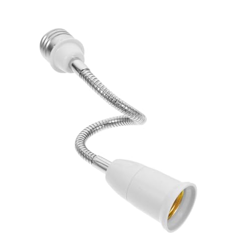 Hohopeti Lampensockel Verlängerung Flexibler Adapter Schwanenhals Einstellbar Sicherer Schraubkontakt Lichtfassung für LED Grow Lampen Zuhause von Hohopeti