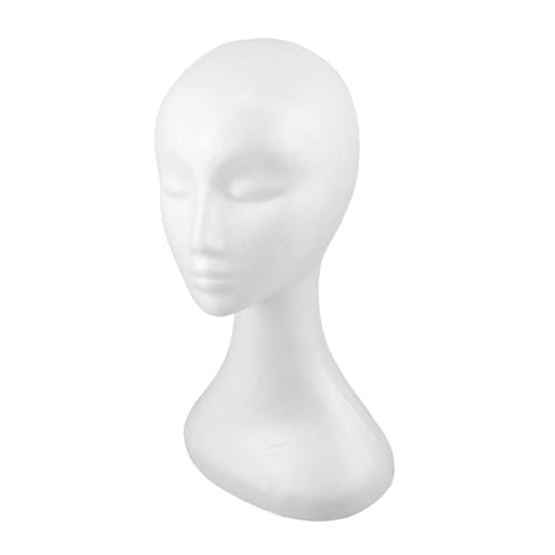 Hohopeti Leichter Stabiler Schaumstoff-Wig-Head Stand für Perücken Hüte DIY-bemalung Vielseitiger Schaumkopf für Handwerk Studio und Heimdekoration Hohopeti Leichter Stabiler Schaumstoff-Wig-Head Stand für Perücken Hüte DIY-bemalung Vielseitiger Schaumkopf für Handwerk Studio und Heimdekoration von Hohopeti