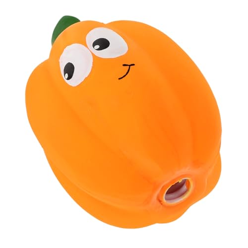 Hohopeti Lustiges Hundespielzeug aus Langlebigem Naturkautschuk mit Quietschfunktion Realistischem Kürbis Design Sicher für Beißer für Interaktives und Kauen bei Kleinen und Großen Hunden Hohopeti Lustiges Hundespielzeug aus Langlebigem Naturkautschuk mit Quietschfunktion Realistischem Kürbis Design Sicher für Beißer für Interaktives und Kauen bei Kleinen und Großen Hunden von Hohopeti